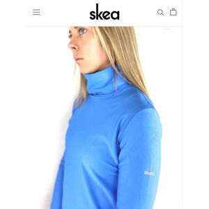 Women's Skea Blue Long Sleeve Tee performance gorp ski cold M thumb holes